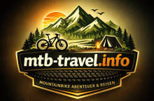 MTB Travel Logo – Mountainbike Reisen, Bikepacking und MTB Gear