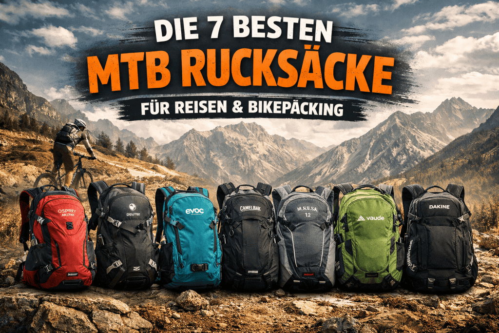 Die besten MTB Rucksäcke für Reisen und Bikepacking